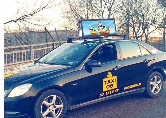 中国 高い明るさ車の屋根の上のタクシーのLED表示スクリーンの屋外広告の印P2.5 P3 P4.81 P5フル カラー3G 4G サプライヤー