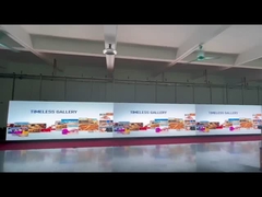 レンタル LED ディスプレイ P4.81mm カーブド アルミ キャビネット 500x500mm 屋外イベントのための迅速な組み立て