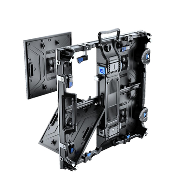 高明るさシームレスP4.8フルカラーレンタルLEDディスプレイ 576x576mm アルミキャビネット