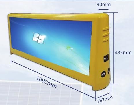 広告P5 SMDのタクシーのLED表示屋外のフル カラーの導かれたスクリーン