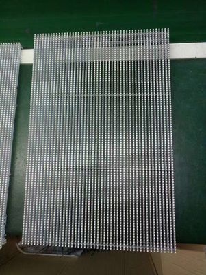 軽量標準的な透明なLEDスクリーンの壁の窓によって導かれる表示