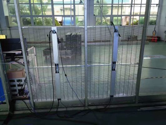 軽量標準的な透明なLEDスクリーンの壁の窓によって導かれる表示
