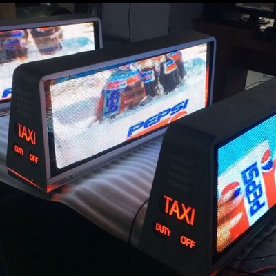 中国 カスタマイズされた屋外のフル カラーP5タクシーの上の広告印9500K - 11500K サプライヤー
