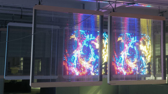 中国 高リゾリューションの透明なビデオ ガラス スクリーン、P20すくい346の屋外の導かれたパネル サプライヤー