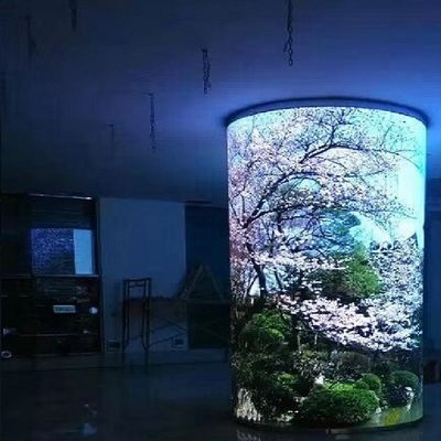 カスタマイズされた導かれた表示画面、ピクセル ピッチ2.5mmのシリンダー、triangel、