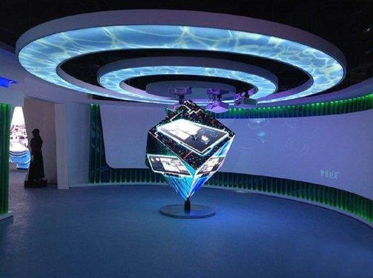 カスタマイズされた立方体のフル カラーの導かれた表示、継ぎ目が無い接続映像モジュール160mm*160mm