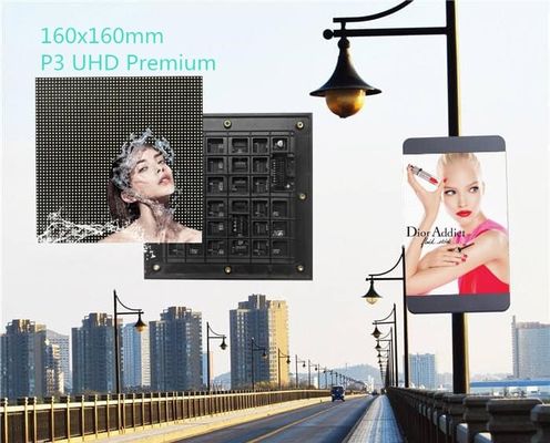 P3ポスター ライト ボックスの表示、屋外のフル カラーLEDスクリーンのビデオ壁192x192mmモジュール