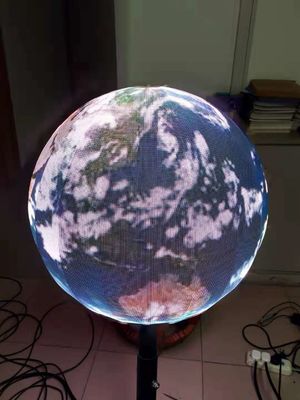 OEMはLEDのpantallas P1.9の地球球の球の表示0.5m直径の個人モジュールをカスタマイズしました