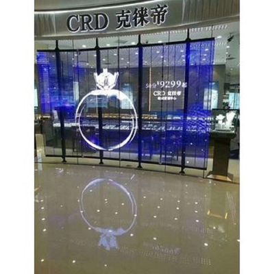 ガラス壁等の透明なLEDのビデオ壁の商業広告