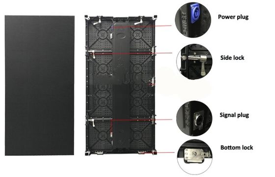 P3.91- 4.81mmの使用料のLED表示は屋内および屋外のためのPantallasの段階のでき事コンサートを導きました