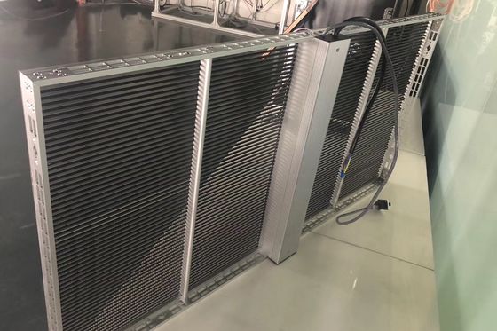 P3.91-7.8透明な導かれたショーケースの細く軽く適用範囲が広い設置キャビネット500*1000mm