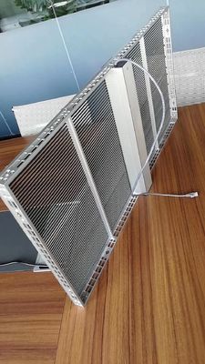 P3.91-7.8透明な導かれたショーケースの細く軽く適用範囲が広い設置キャビネット500*1000mm