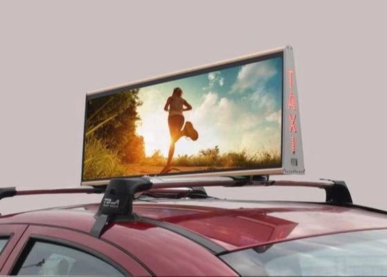 P2.5タクシーのLED表示