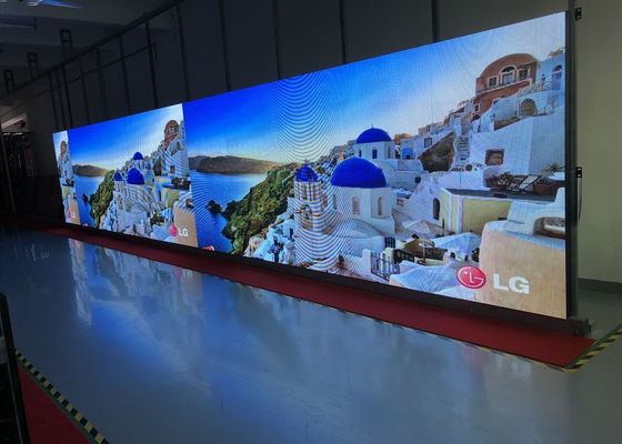 小さいピクセル ピッチの屋内P6レンタル導かれた表示画面のビデオ壁ダイカストで形造る アルミニウム